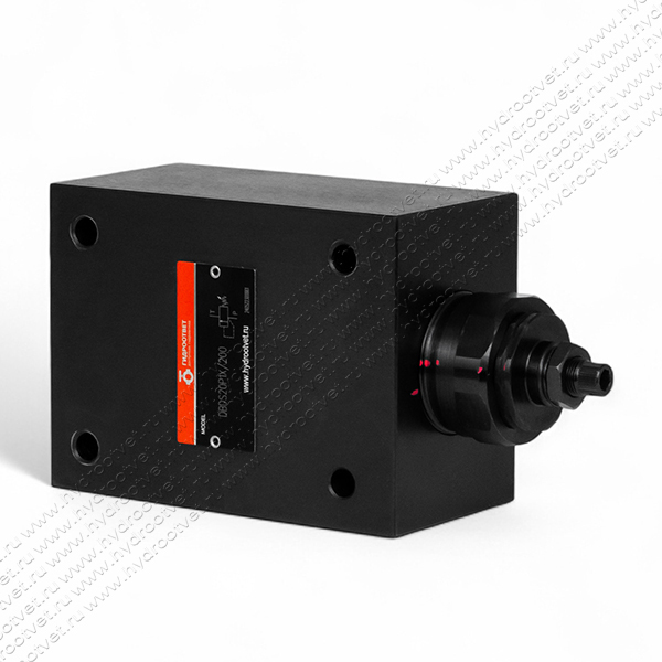 DBDS20P1X/200 - Предохранительный клапан прямого управления Ду20, давление регулировки до 200 бар, тип монтажа - на плиту, элемент регулировки S = винт