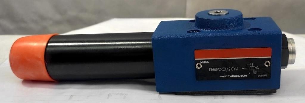 DR6DP2-5X/150Y - Редукционный клапан Ду 6 трехлинейный, прямого действия с давлением настройки до 150 бар, с элементом регулировки: 2 = винт, обратный клапан - есть