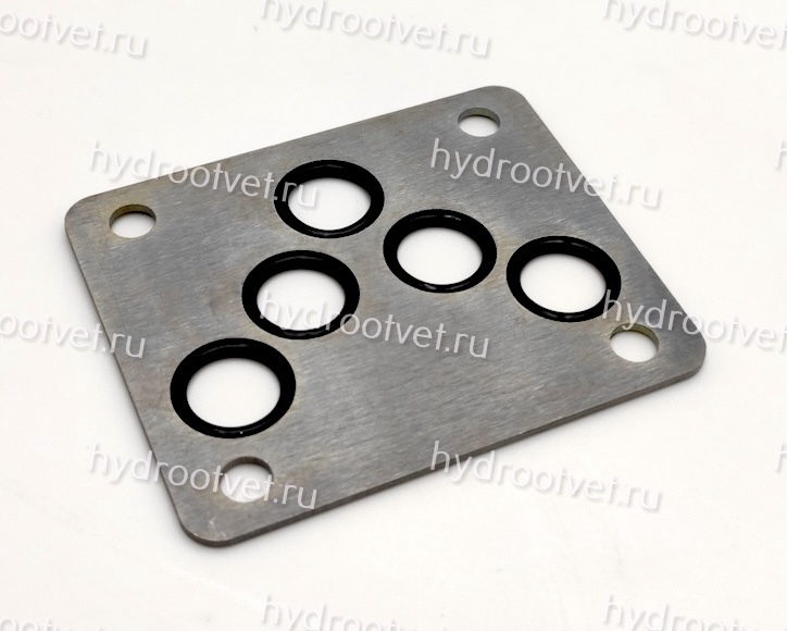 O-ring plate for Z2FS10 NBR - Пластина-проставка с уплотнительными кольцами под ISO 4401-05 (СЕТОР05), материал NBR