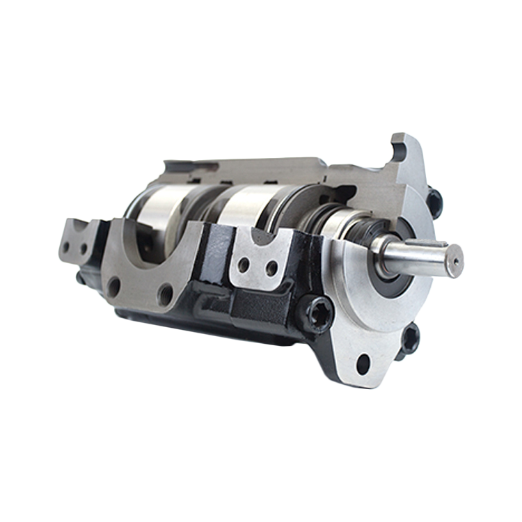 T6CCB22B121R00C100 - Пластинчатый нерегулируемый двухпоточный насос серии T6CC с рабочим объемом 70+37 см3