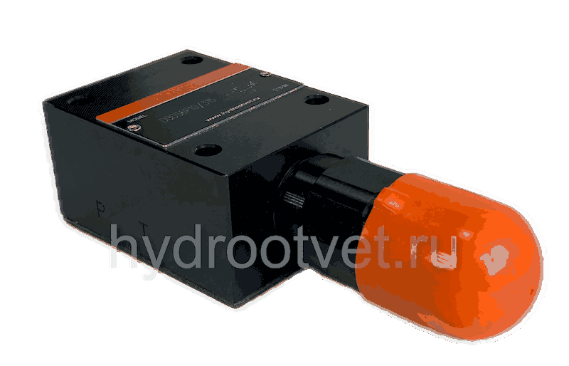 DBDS6P1X/25 - Предохранительный клапан прямого управления Ду6, давление регулировки до 25 бар, тип монтажа - на плиту, элемент регулировки S = винт