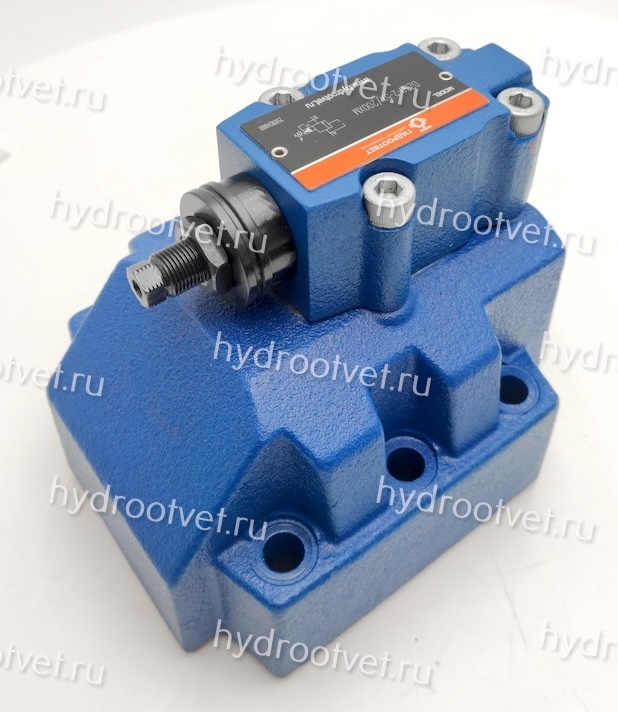 DZ30-2-5X/200 - Клапан последовательности непрямого действия Ду32, с обратным клапаном с давлением регулировки до 200 бар, каналы управления X и Y - внутренние