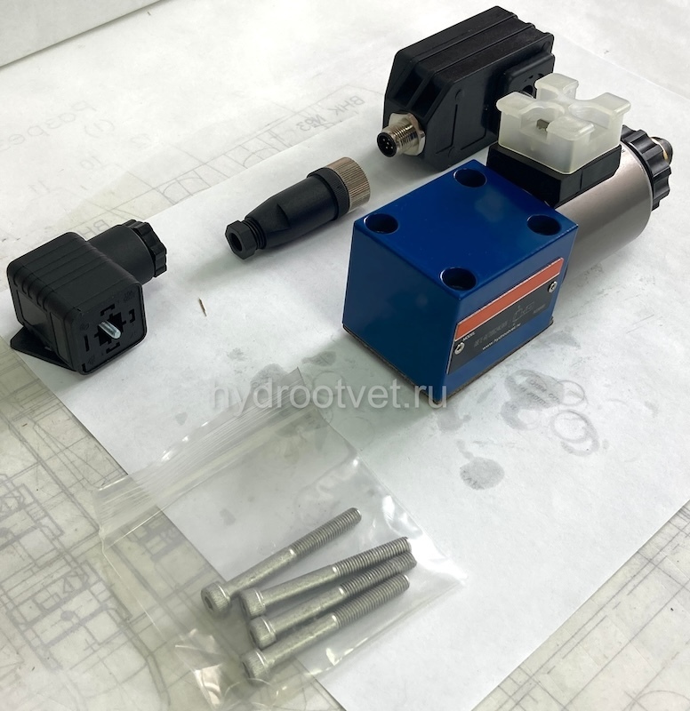 DBETE-6X/200G24K31A1V - Пропорциональный предохранительный клапан Ду6 (пилот), давление регулировки до 200 бар, встроенные усилитель = есть