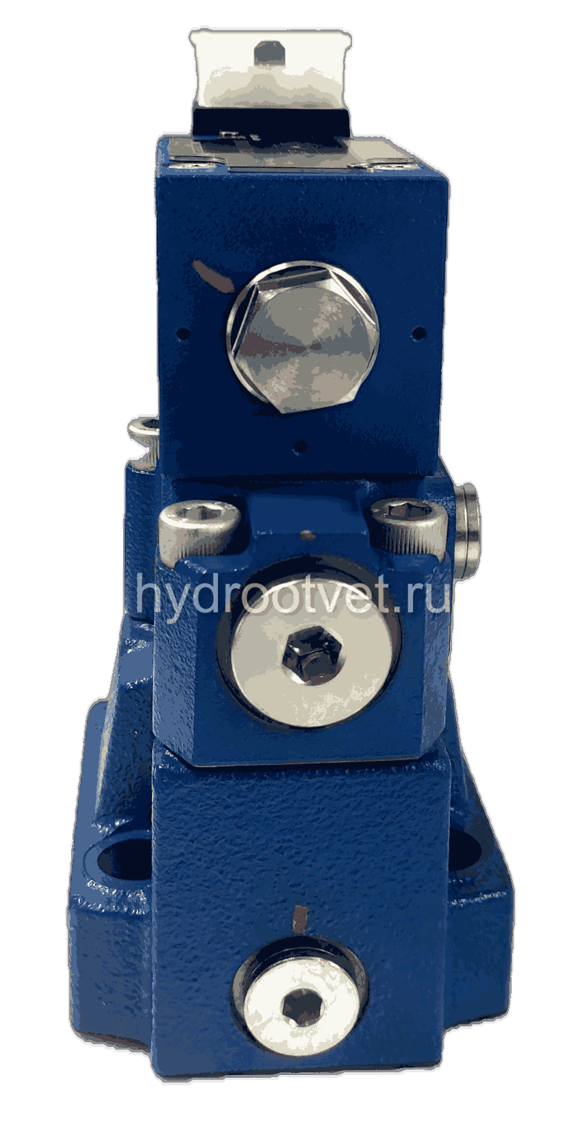 DBW10B2-5X/100XCW220-50N9K4 - Предохранительный клапан Ду10 с давлением настройки до 100 бар, управление - X - внешний с разгрузкой B = открыт с электроуправлением W220
