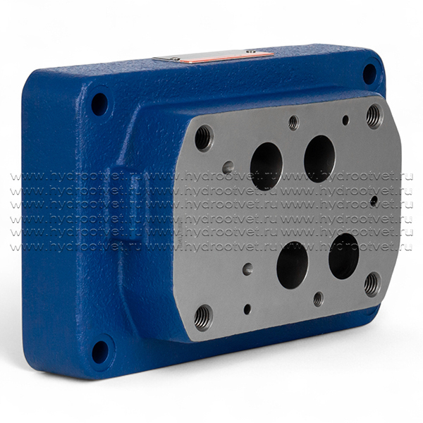 G174/01 - Стальная плита для монтажа клапанов типоразмера Ду16, стандарт ISO 4401-07 / CETOP07