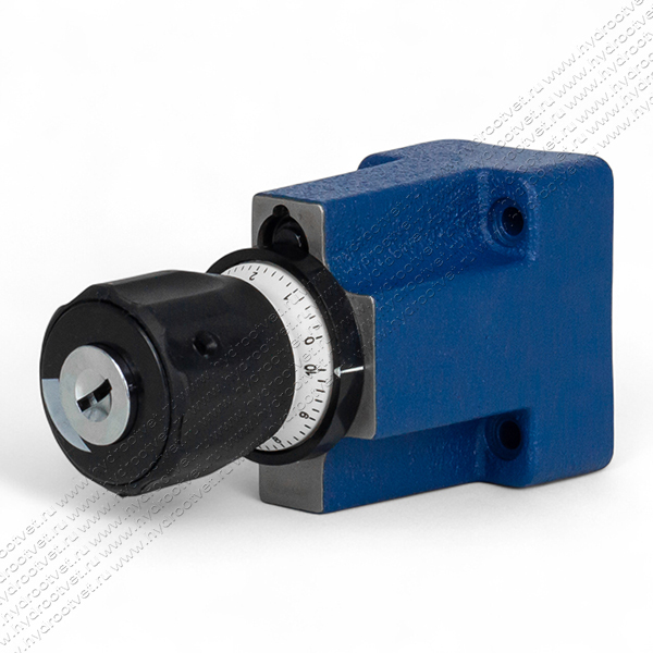 2FRM6B36-3X/32QRV - Регулятор расхода Ду 6 для монтажа на плиту, номинальный расход 32 л/мин, B = без доп. канала (стандарт), обратный клапан - есть