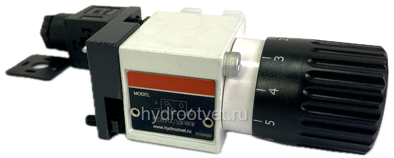 HED8OH-1X/350K14KW - Реле давление поршневое регулировка до 350 бар, монтаж модульный (плита HSZ заказывается отдельно), регулирующий элемент рукоятка со шкалой