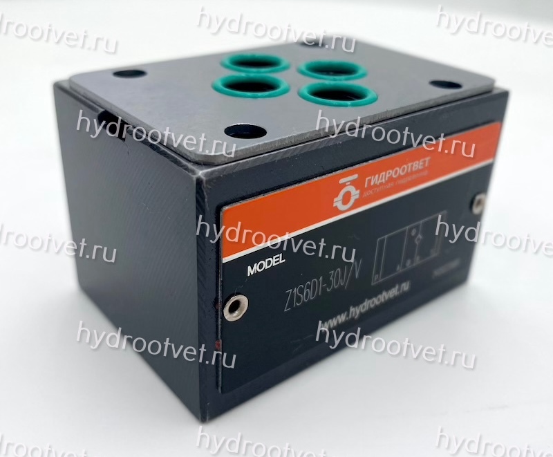 Z1S6D1-3X/V - Обратный клапан модульного монтажа Ду6, D = (B1 → B2)