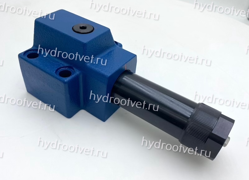 DR10DP1-4X/150Y - Редукционный клапан Ду 10 трехлинейный, прямого действия с давлением регулировки до 150 бар, 1 = рукоятка, обратный клапан - есть
