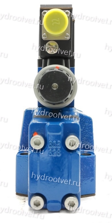 4WRZE16EA150-7X/6EG24ETK31/A1M - Пропорциональный распределитель Ду16 со встроенным усилителем (OBE), номинальный расход 150 л/мин, схема EA, каналы управления ET - X и Y - внутренние, сигнал управления ± 10 В