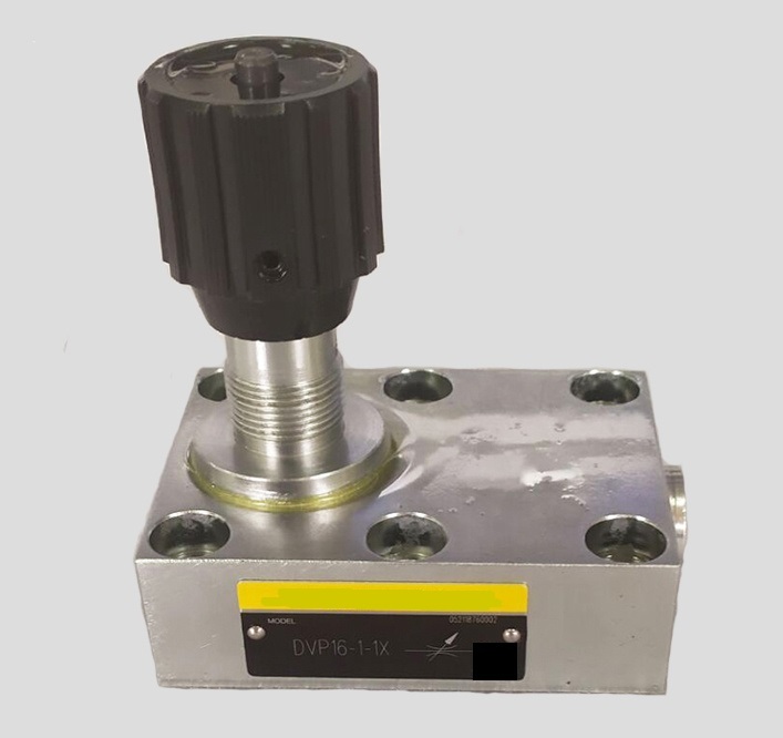 DVP16-1-10 - Дроссель двухсторонний на плиту c рукояткой, Ду16