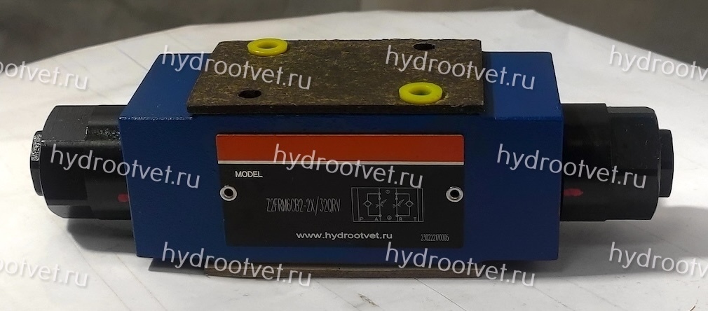 Z2FRM6CB2-2X/32QRV - Регулятор расхода Ду 6 модульного монтажа, в канале A и B, номинальный расход 32 л/мин