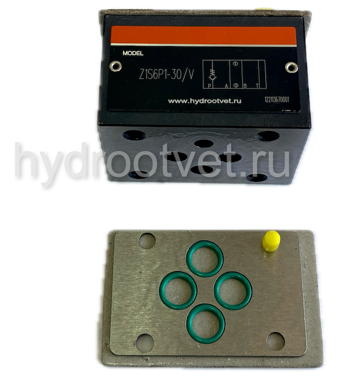 Z1S6A1-3X/V - Обратный клапан модульного монтажа Ду6, A = (A2 → A1)