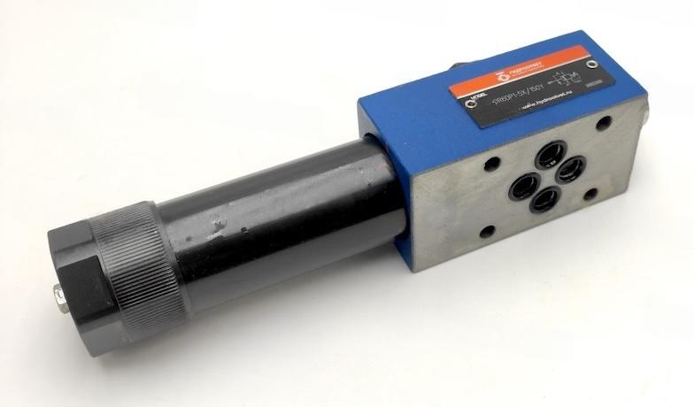 DR6DP1-5X/150Y - Редукционный клапан Ду 6 трехлинейный, прямого действия с давлением настройки до 50 бар, с элементом регулировки: 1 = рукоятка, обратный клапан - есть