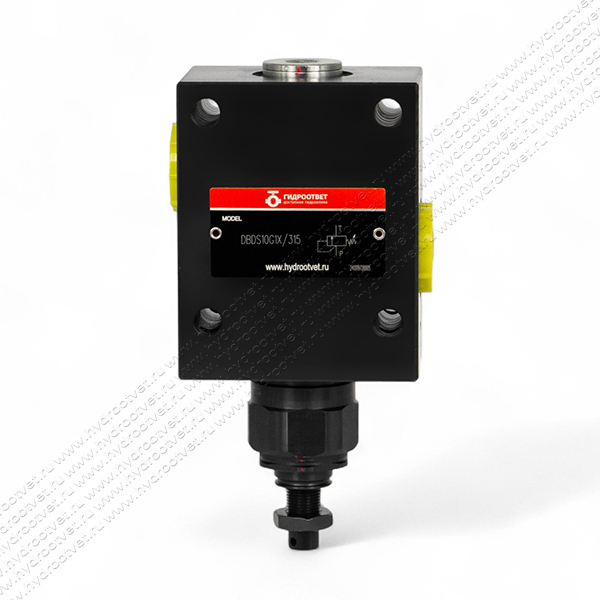 DBDS10G1X/315 - Предохранительный клапан прямого управления Ду10, давление регулировки до 315 бар, тип монтажа - резьбовой, элемент регулировки S = винт