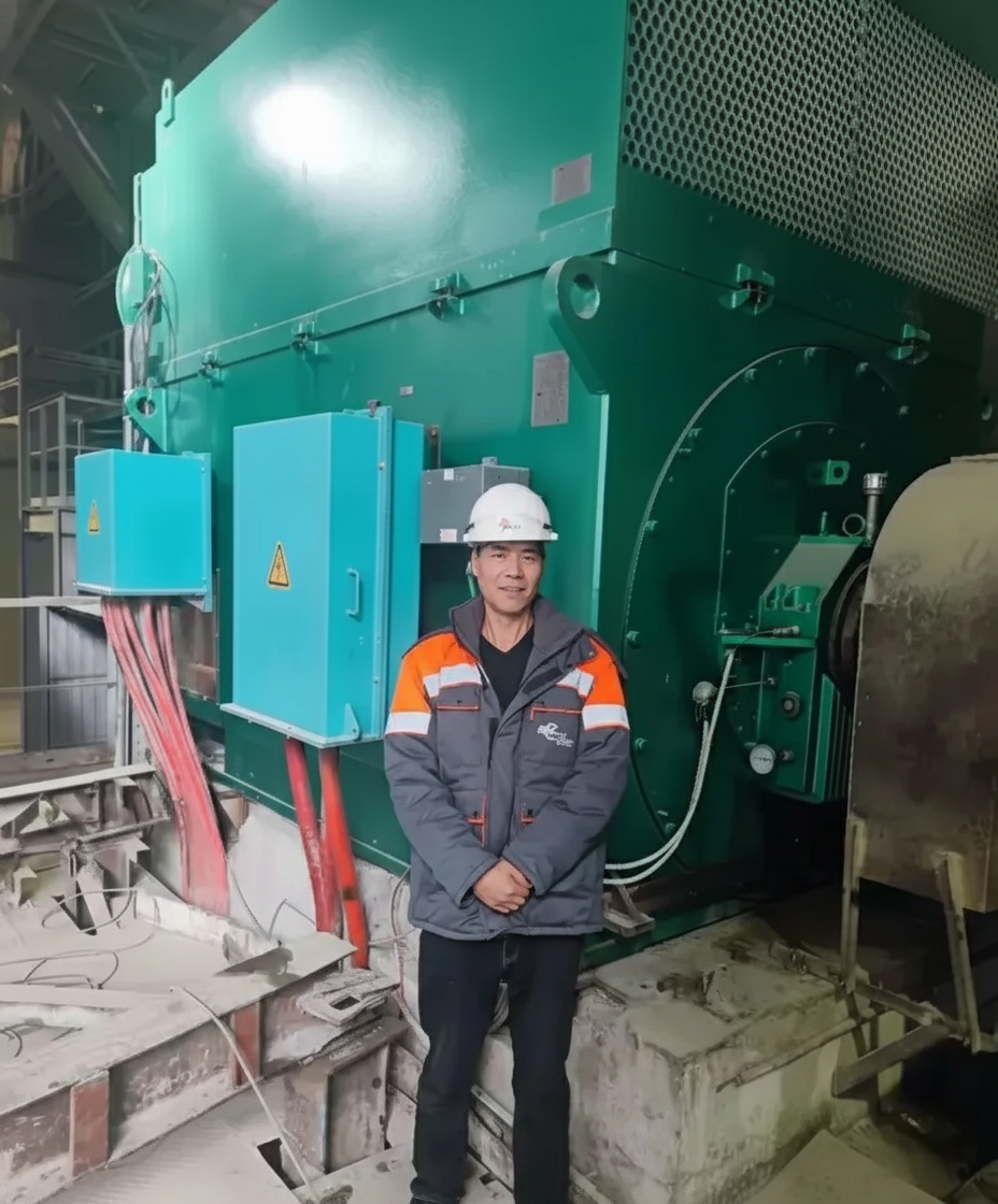 Двигатель горизонтальной мельницы 7000kW для привода цементной мельницы