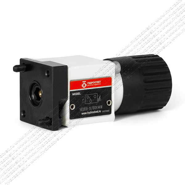 HED8OH-1X/100K14KW - Реле давление поршневое регулировка до 100 бар, монтаж модульный (плита HSZ заказывается отдельно), регулирующий элемент рукоятка со шкалой