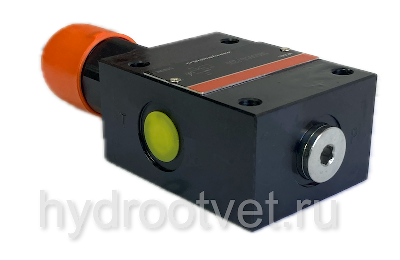 DBDH6G1X/25 - Предохранительный клапан прямого управления Ду6, давление регулировки до 25 бар, тип монтажа - резьбовой, элемент регулировки H = рукоятка