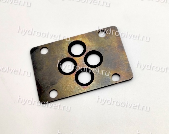 O-ring plate for Z2FS6 NBR - Пластина-проставка с уплотнительными кольцами под ISO 4401-03 (СЕТОР03), материал NBR