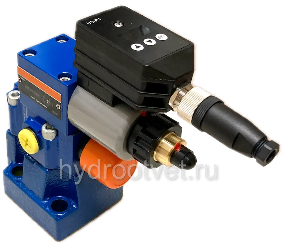 DBEME10-7X/315Y-8G24K31A1M - Пропорциональный предохранительный клапан со встроенным усилителем (OBE), Ду10, , регулировка давления до 315 бар, сигнал управления 0–10 В
