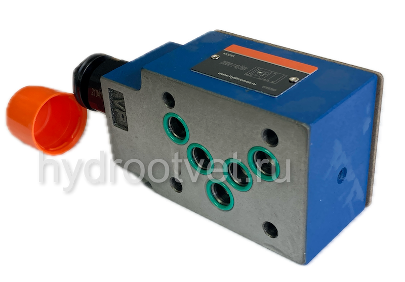 ZDB10VB2-4X/200V - Предохранительный клапан Ду 10 модульного монтажа, давление регулировки 200 бар, в каналах B → T