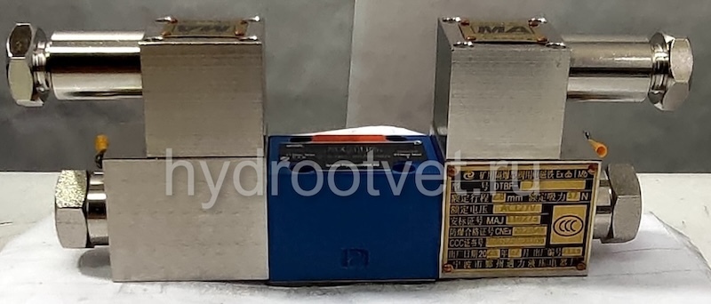 G1-GD-4WE6J-60S/B127N9/V - Гидрораспределитель во взрывобезопасном исполнении I группа золотниковый Ду 6 с электроуправлением G24, схема J (34), возврат - пружинный