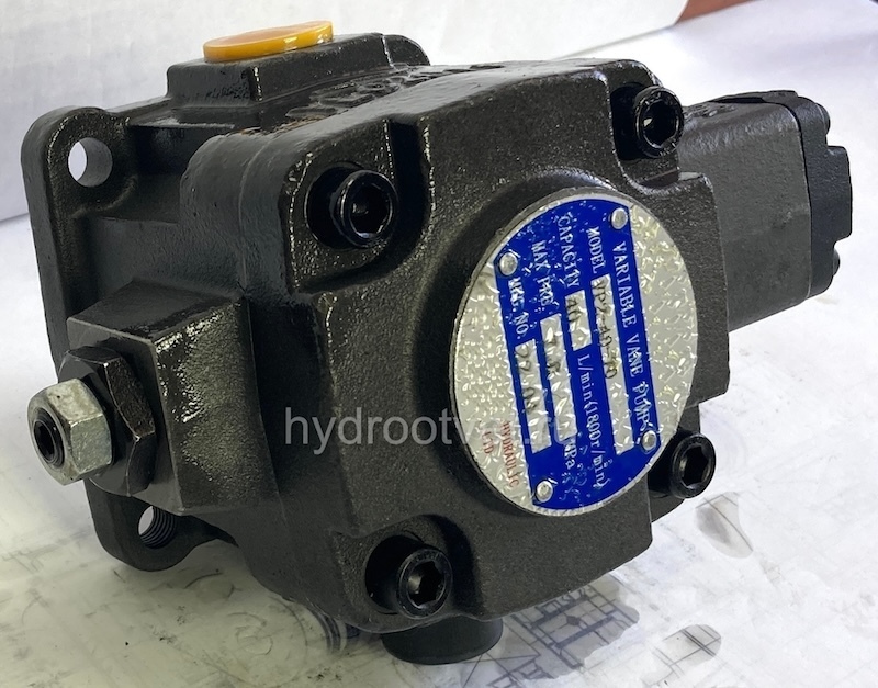 VP2-40-35 - Пластинчатый регулируемый насос, с рабочим объемом 22,2 см3, диапазон регулировки давления 15-35 бар, аналог насосов PVE-023PC2-R90B/30N и PVT-322/35