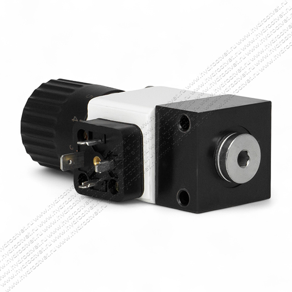 HED8OP-1X/100K14KW - Реле давление поршневое регулировка до 100 бар, монтаж на плиту, регулирующий элемент рукоятка со шкалой