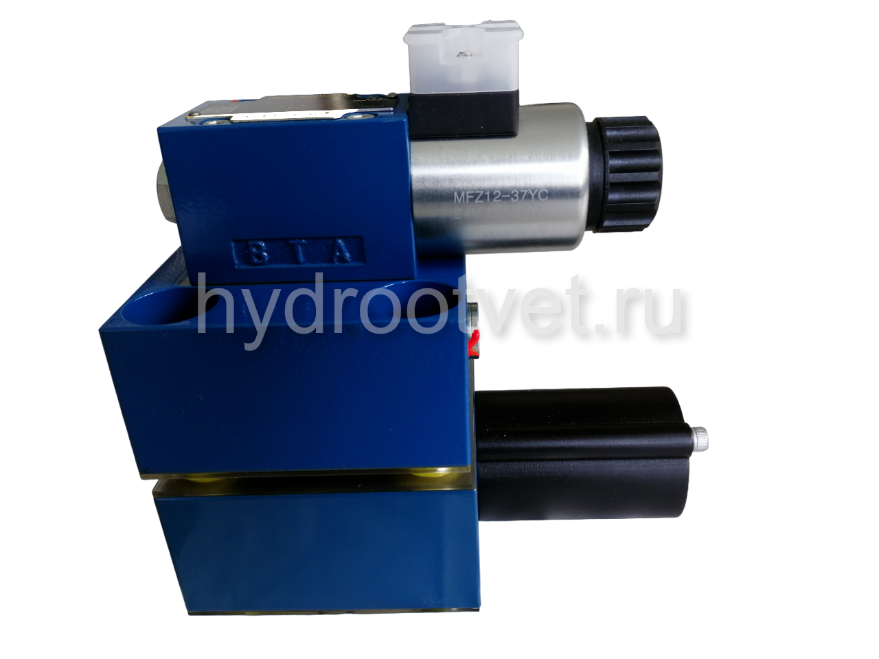 LFA25EWA-7X/CA20DQMG24 - Логический клапан с крышкой, типоразмер Ду25 функционал - EWA = крышка с электрическим контролем закрытого положения под установку золотникового или седельного распределителя, уплотнение NBR