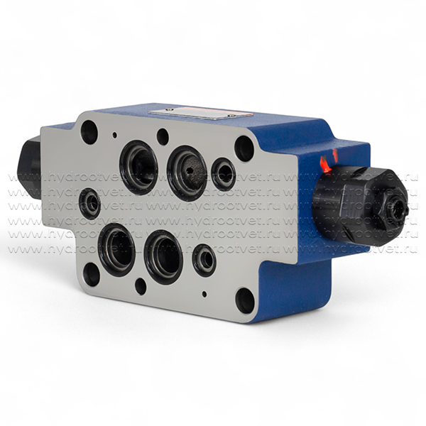 Z2FS16-8-3X/S2 - Дроссель Ду 16 модульного монтажа, сдвоенный , S2 = на выходе, уплотнение NBR