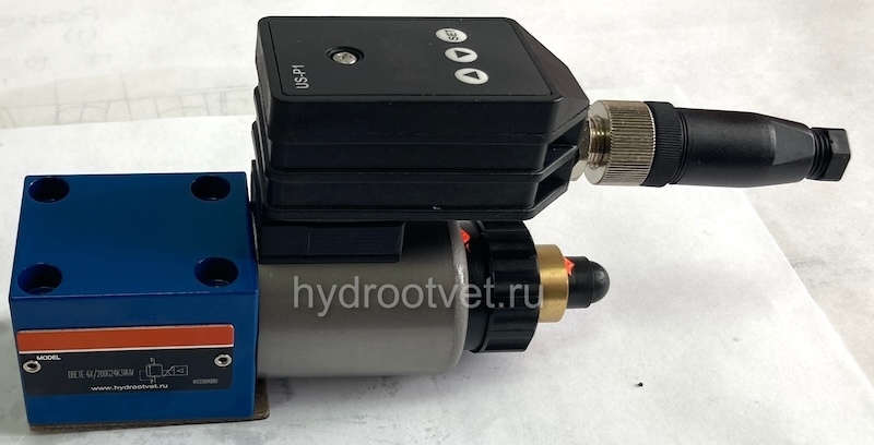 DBETE-6X/100G24K31A1V - Пропорциональный предохранительный клапан Ду6 (пилот), давление регулировки до 100 бар, встроенные усилитель = есть