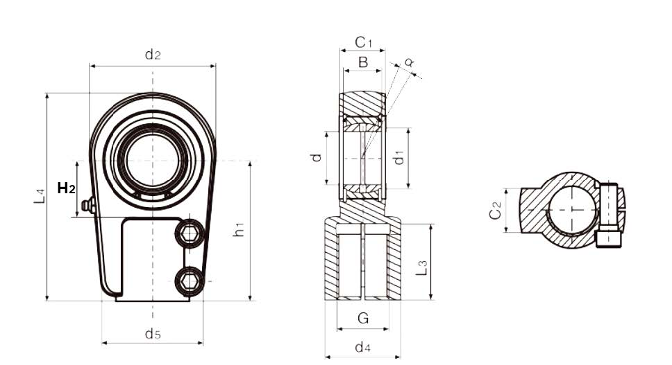 Проушина GAS 110