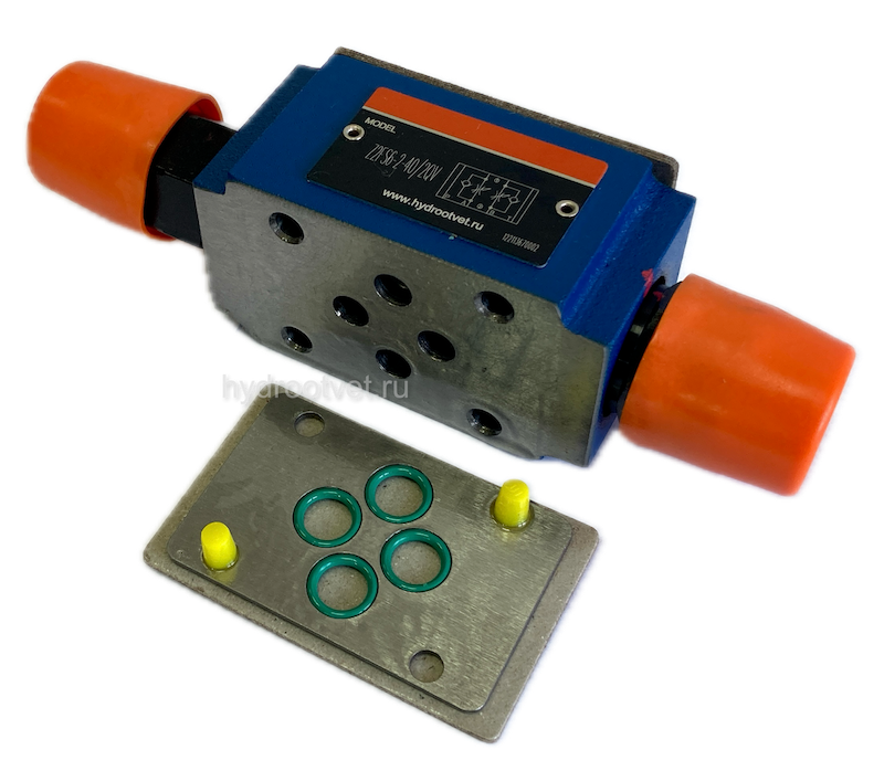 Z2FS6-2-4X/1QV - Дроссель Ду 6 модульного монтажа, в канале А и В, настройка 1Q = Точная