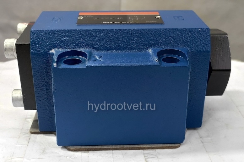 SL20PA1-40 - Гидрозамок для монтажа на плиту Ду20, дренаж - L = есть, А = с предварительным открытием (стандартный вариант), давление открытия 2,5 бар