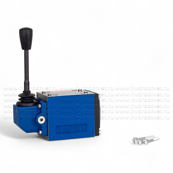 4WMM10G10/F - Гидрораспределитель Ду 10 с ручным управлением, схема G (64), возврат - F = фиксатор