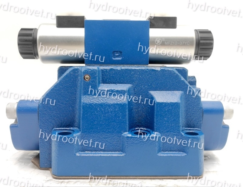 4WEH22J7X/6EG24N9ETK4/B10 - Гидрораспределитель с электроуправлением Ду25 схема J (34), напряжение G24, каналы управления ET - X и Y - внутренние