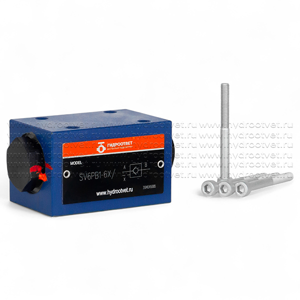 SV6PB1-6X/ - Гидрозамок для установки на плиту Ду6, внутренний дренаж