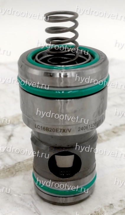 LC16B20E7X/V - Логический клапан (патрон) Ду16, соотношение площадей B = 14.3:1 (кольцо = 7%), давление открытия 2 бар, E = без демпфера, уплотнение V = FKM
