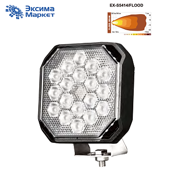 Светодиодная рабочая фара PRO-Lights EX-S5414 54W