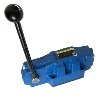 H-4WMM16G7X/ - Гидрораспределитель Ду16 с ручным управлением, схема G (64), возврат - пружинный, без фиксатора