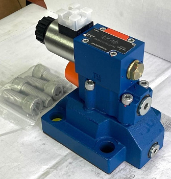 DBW30B2-5X/200CG24N9K4 - Предохранительный клапан Ду32 с давлением настройки до 200 бар, управление - X и Y - внутренние с разгрузкой B = открыт с электроуправлением G24