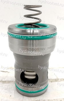 LC32A20E7X/V - Логический клапан (патрон) Ду32, соотношение площадей A = 2:1 (кольцо = 50%), давление открытия 2 бар, E = без демпфера, уплотнение V = FKM