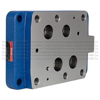 G157/01 - Стальная плита для монтажа клапанов типоразмера Ду32, стандарт ISO 4401-10/ CETOP10