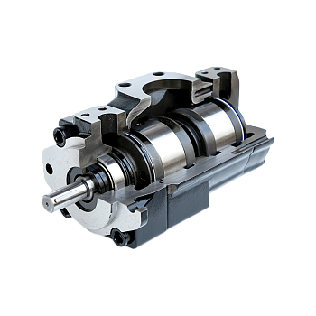 T6CCB25B081L01C100 - Пластинчатый нерегулируемый двухпоточный насос серии T6CC с рабочим объемом 79+26,2 см3