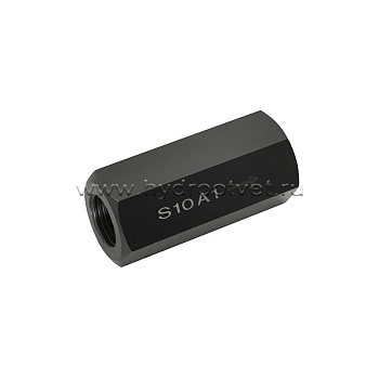 S10A1/1 - Обратный клапан трубного монтажа Ду10, G1/2 с давлением открытия 0,5 бар