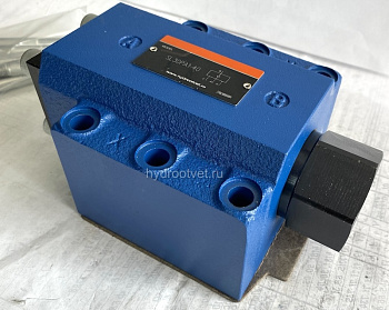 SL30PA1-40 - Гидрозамок для монтажа на плиту Ду32, дренаж - L = есть, А = с предварительным открытием (стандартный вариант), давление открытия 2,5 бар