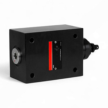 DBDS20P1X/315 - Предохранительный клапан прямого управления Ду20, давление регулировки до 315 бар, тип монтажа - на плиту, элемент регулировки S = винт