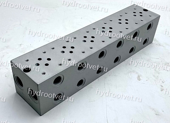 EM213/6Y - Шестиместная присоединительная плита для гидравлических распределителей и клапанов NG6 (а