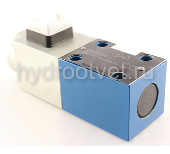 DBETX–1X/250G24–8NZ4M - Пропорциональный предохранительный клапан (расход до 1 л/мин), давление регулировки до 250 бар, сила тока на катушке 0.8 A max