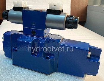 4WRZ16W6-150-7X/6EG24N9ETK4/D3V - Пропорциональный распределитель Ду16 без усилителя, номинальный расход 150 л/мин, схема W6, каналы управления ET - X и Y - внутренние
